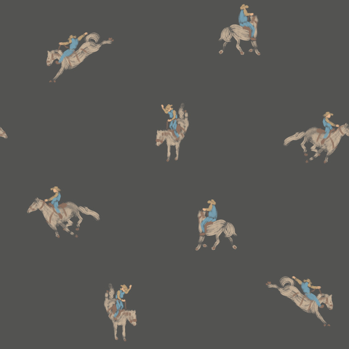 Capture the rustic charm of the ranch with our Painterly Rodeo Peel And Stick Removable Wallpaper.