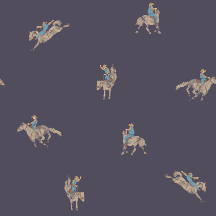 Capture the rustic charm of the ranch with our Painterly Rodeo Peel And Stick Removable Wallpaper.