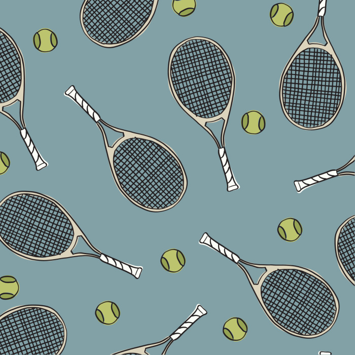 Our Textured Rackets Peel And Stick Removable Wallpaper serves a playful, sporty look to any wall in your home. 