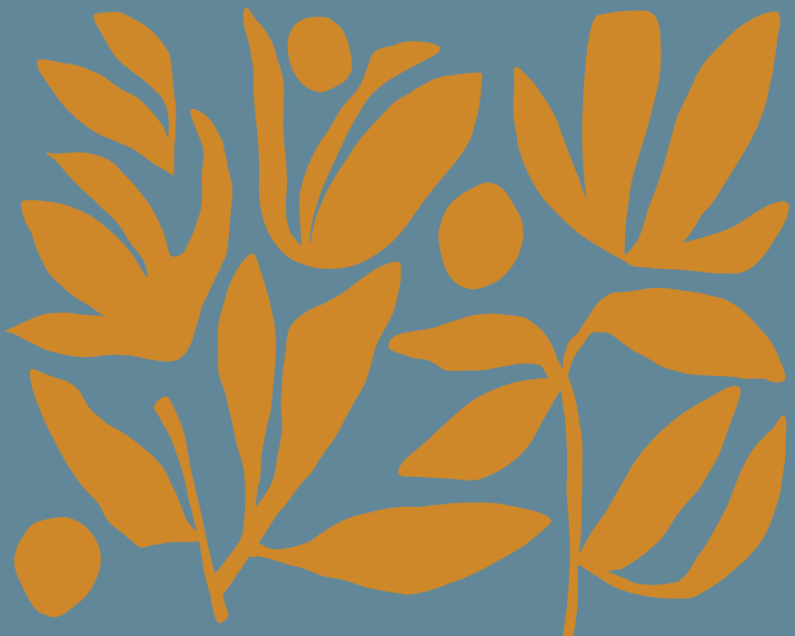 Create an inspiring space with our Folklore Floral Mural.