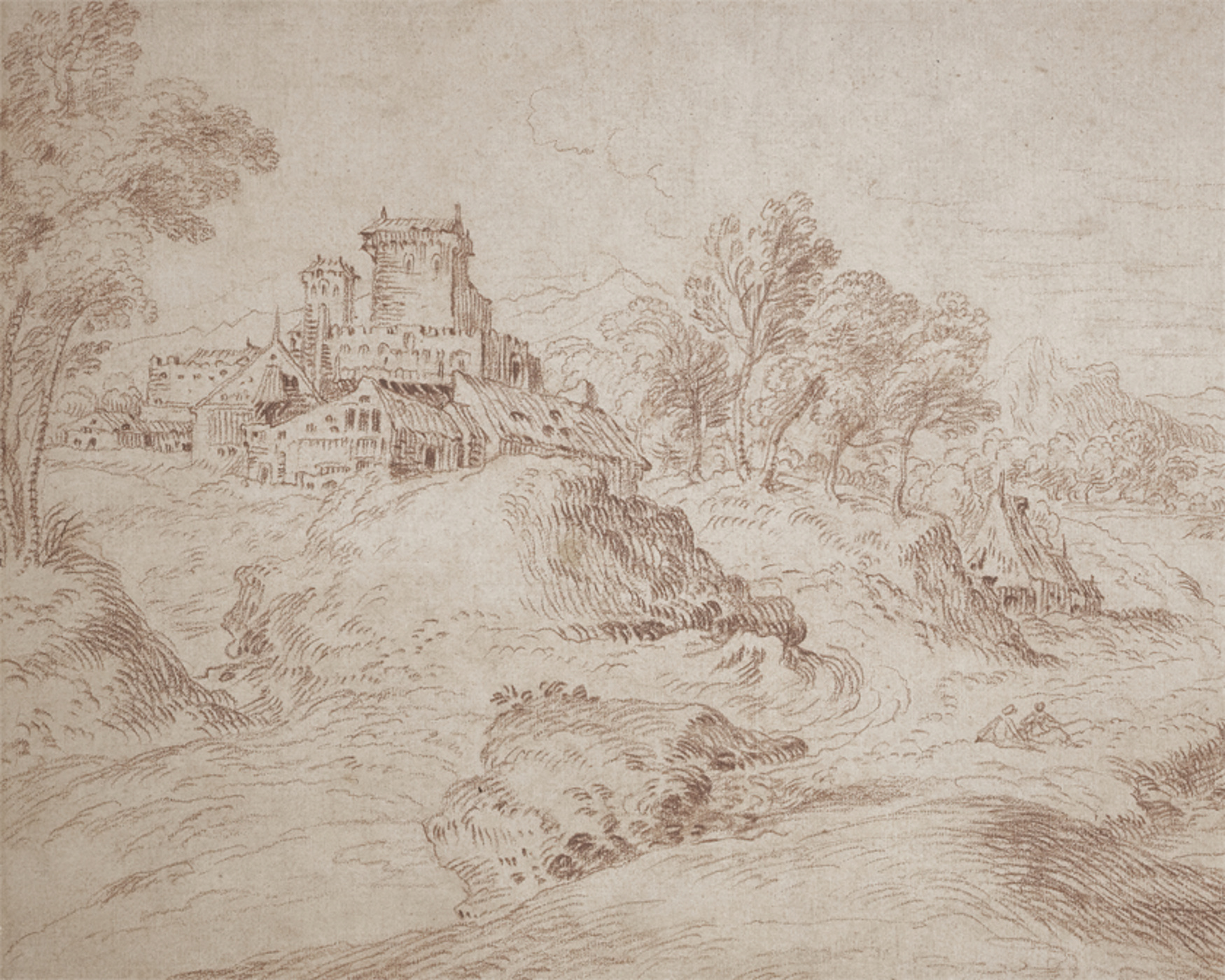 Castle on a Hill Photo Mural