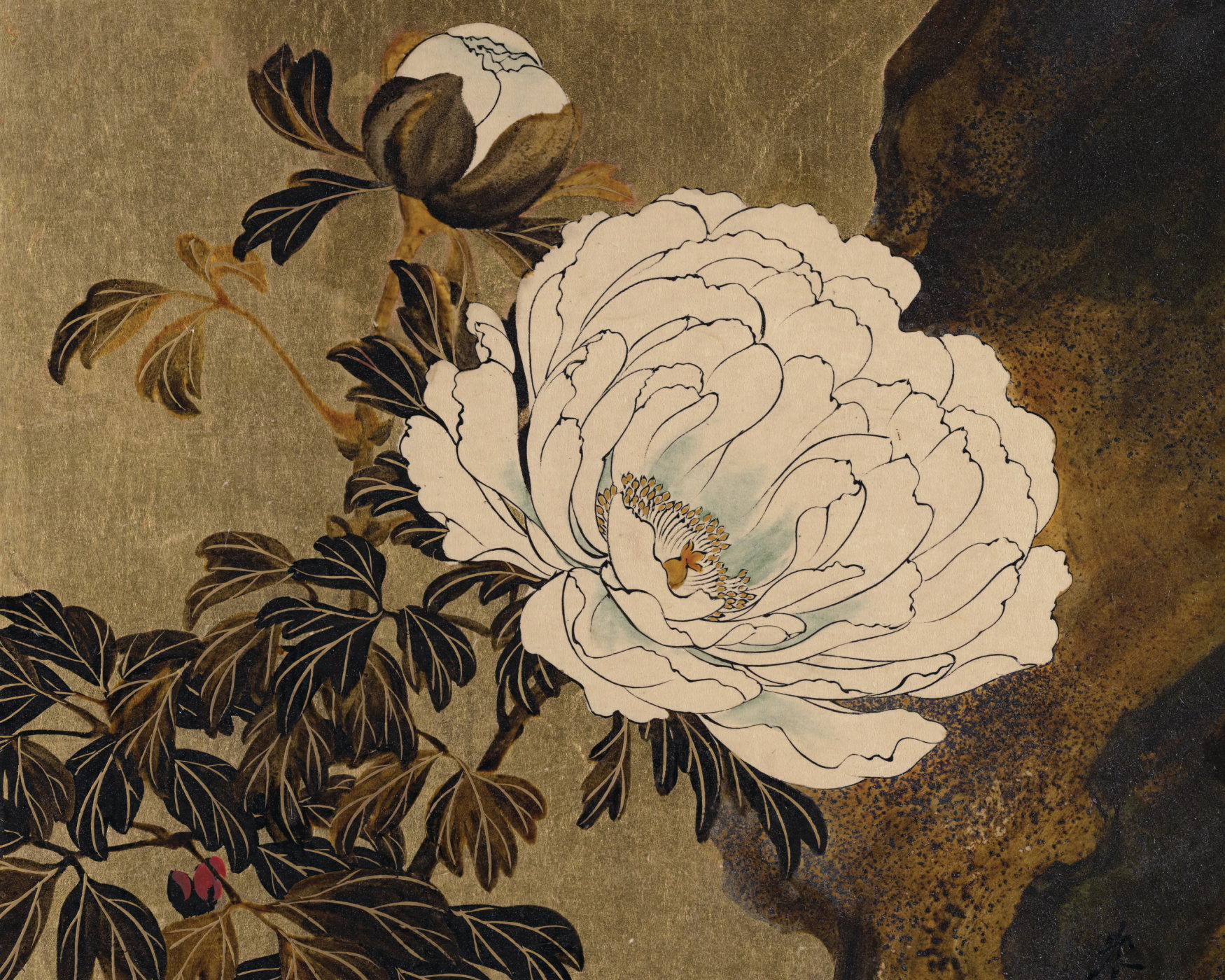 Japanese Peonies Photo Mural