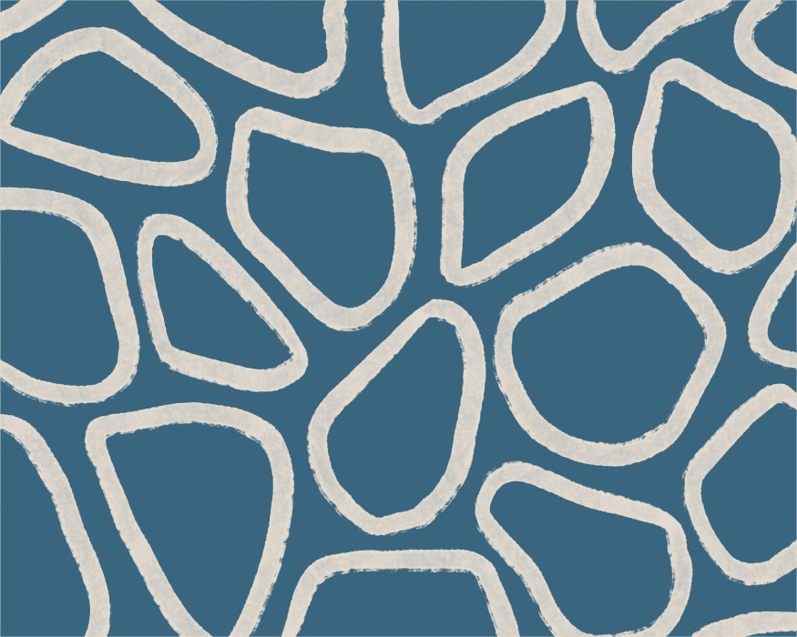 Transform your wall with the Spotted Brushstrokes Mural, a modern and artistic design inspired by the natural shapes of scattered stones.