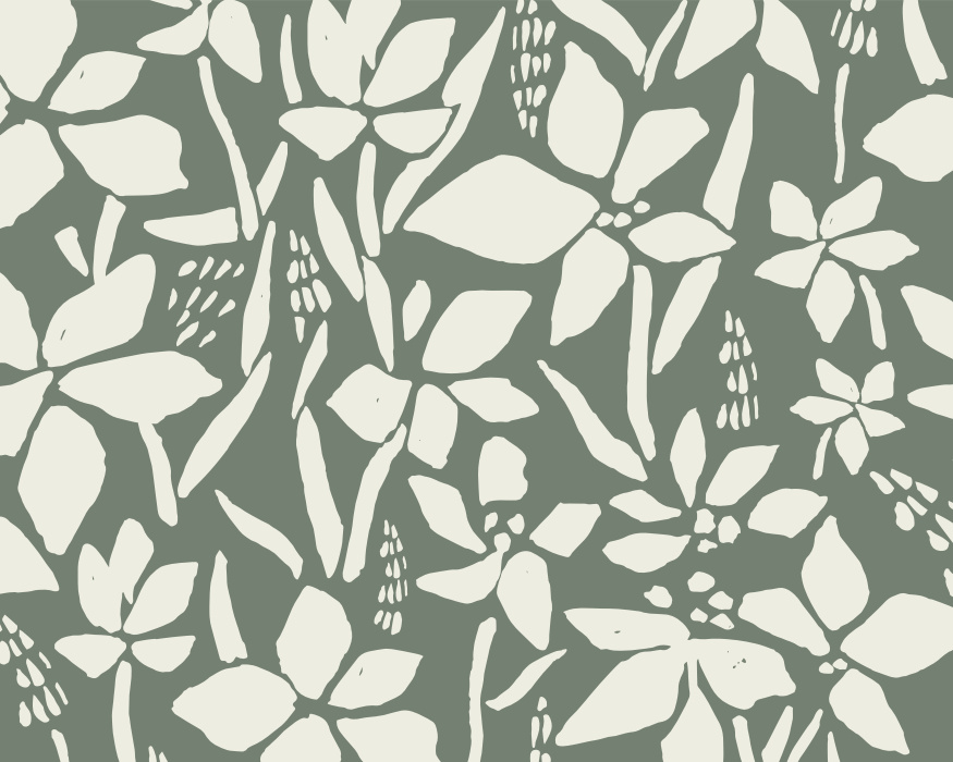 Create a retro garden look on any wall in your home with our Bold Botanical Mural.