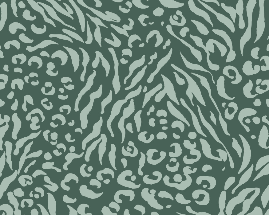 Give your home an exciting flair with our Wildcat Print Peel and Stick Mural.