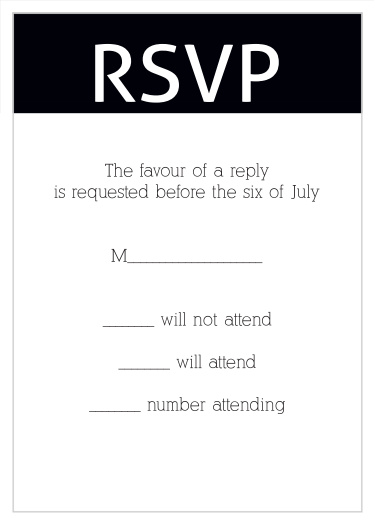 Obtain your guests attendance by sending out this RSVP card. Customize the colors and fonts to match you Bat Mitzvah theme exactly!