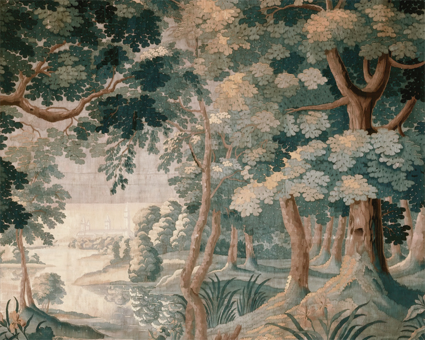 Bring a vintage vibe to any room in your home with our Forest Tapestry Photo Mural.