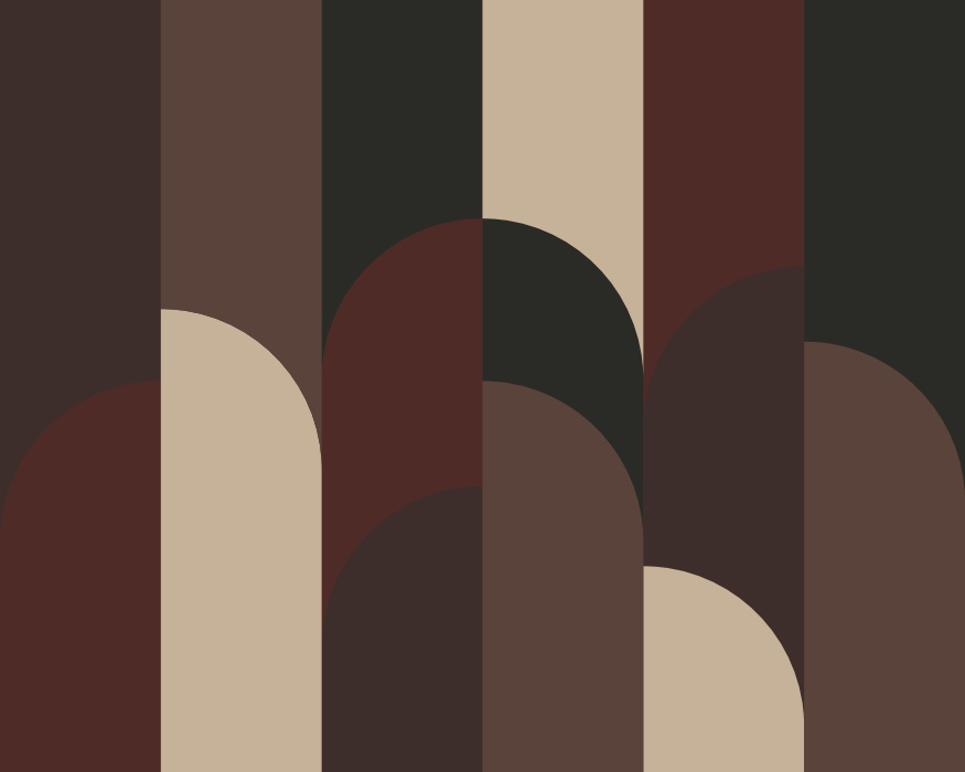 Create a stunning accent with our Bauhaus Arches Peel and Stick Mural.