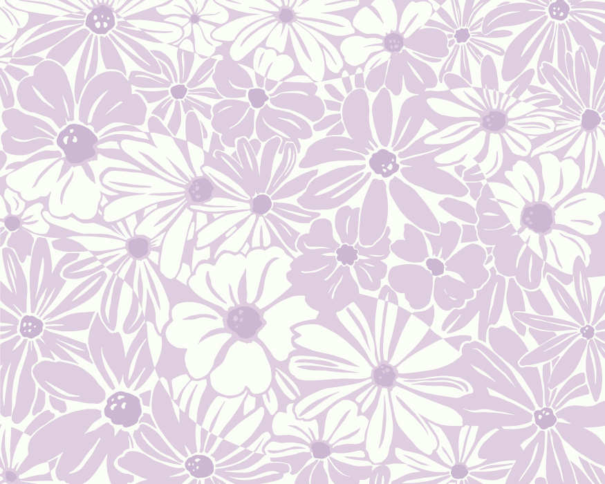 Blossom a retro garden in any room with our Daisy Explosion Mural.