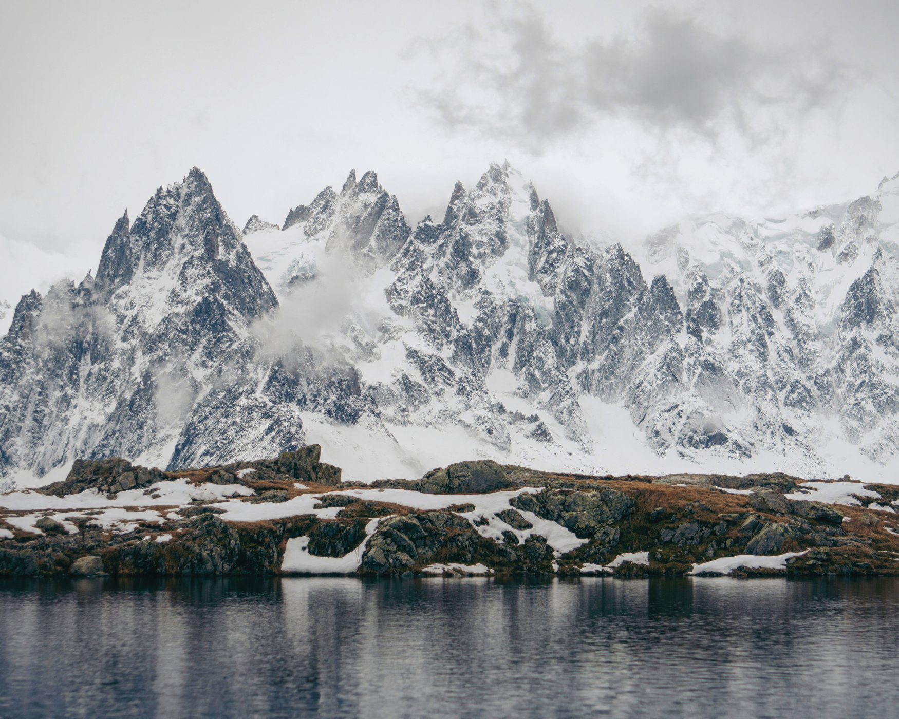 Snowy Mountains Photo Mural