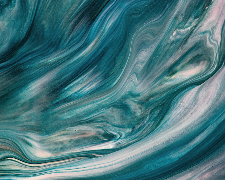 Add a vibrant artistic vibe to any wall in your home with our Blue Marble Photo Mural.