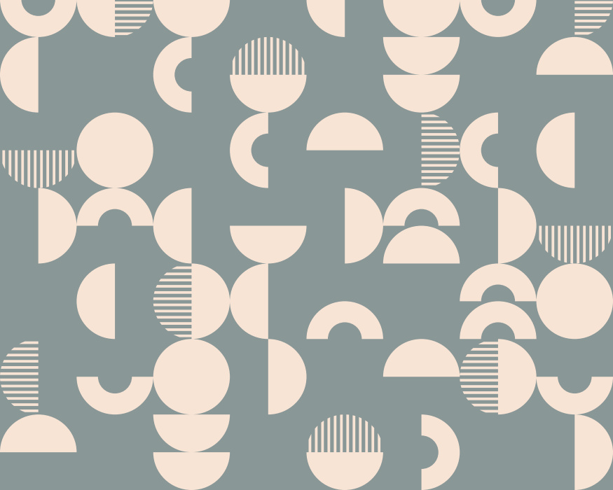 Create a hip, stylish interior with our Geometric Deco Peel & Stick Mural.
