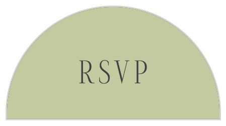 Gather a headcount for each friend and family member who plans to be there on your big day with our Charming Foliage Wedding Arch Accent Cards.
