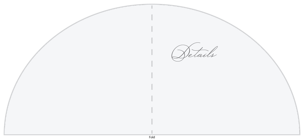 Our Love Story Wedding Arch Detail Cards spell out all of your event information to family and friends on one convenient card.