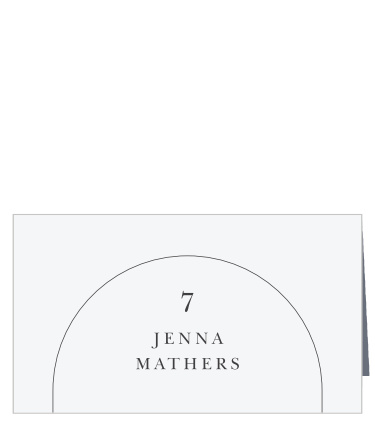 Our Love Story Wedding Arch Place Cards let family and friends know where they are seated for your reception.
