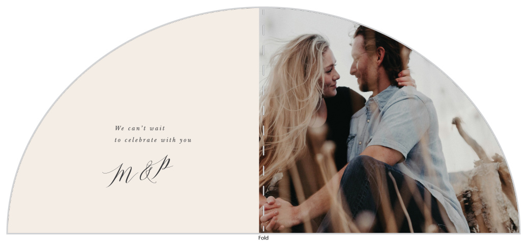Give friends and family all of the information they'll need for your big day on one card with our Handwritten Love Wedding Arch Detail Cards.