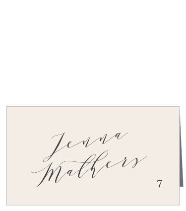 Help guide family and friends to their seats for your reception with our Handwritten Love Wedding Arch Place Cards.