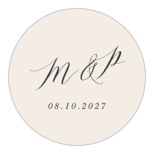 Add the perfect touch to your envelopes with our Handwritten Love Wedding Arch Stickers.