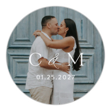 Add the perfect seal to the envelopes that will be sent out to close friends and family with our Timeless Elegance Wedding Arch Stickers.