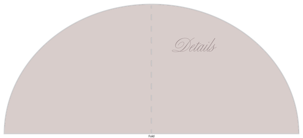 Our Scripty Monogram Wedding Arch Detail Cards give all of your big day's information in one convenient card for your guests.