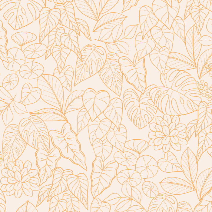 Our Plant Shop Peel And Stick Removable Wallpaper brings an intricate abstract botanical design to any wall in your home.