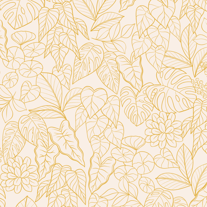 Our Plant Shop Peel And Stick Removable Wallpaper brings an intricate abstract botanical design to any wall in your home.