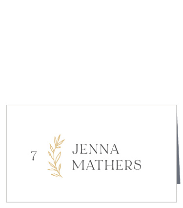 Help all your guests feel important with our Sweet Initials Wedding Arch Place Cards.