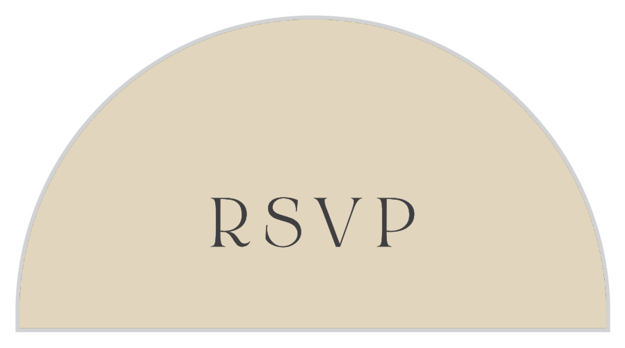 Sweet Initials Wedding Arch Accent Cards