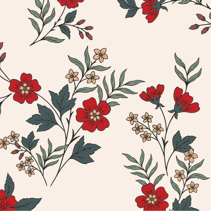 Add a delicate touch of nature to any wall in your home with our Climbing Flowerets Peel And Stick Removable Wallpaper.