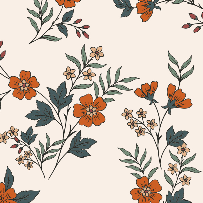 Add a delicate touch of nature to any wall in your home with our Climbing Flowerets Peel And Stick Removable Wallpaper.