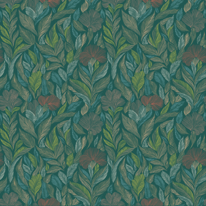 Our Etched Foliage Peel And Stick Removable Wallpaper adds some delicate, leafy linework to any wall in your home.