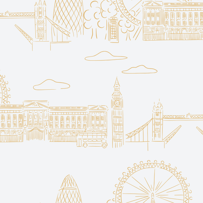 Create the perfect tribute to your favorite city with our London Sketch Peel & Stick Removable Wallpaper.