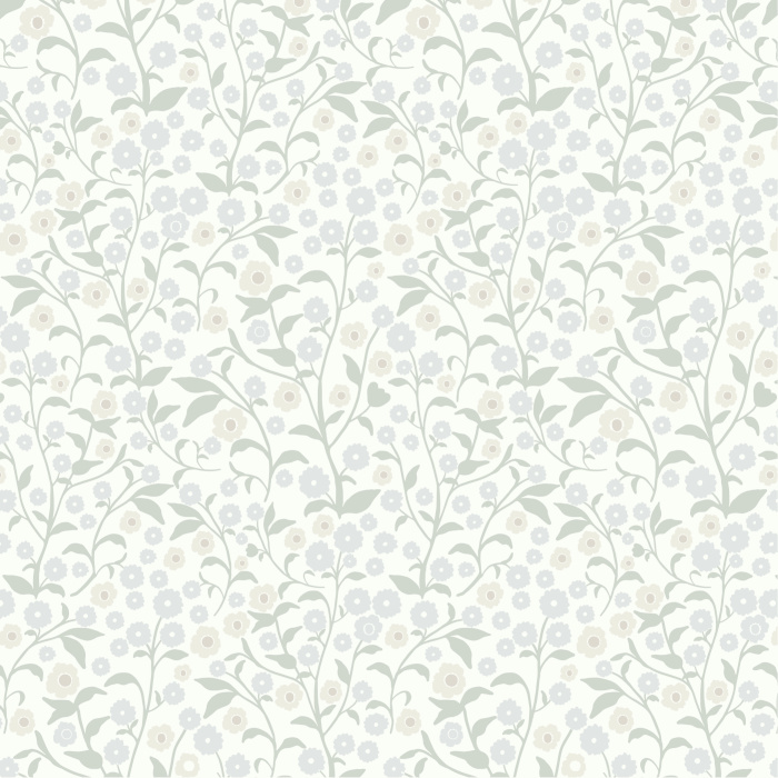 Transform any room in your home with the charming garden look of our Mini Floral Peel And Stick Removable Wallpaper.