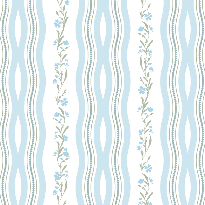 Our Sweet Pea Stripes Peel And Stick Removable Wallpaper are sure to add a whimsical touch to any wall in your home.