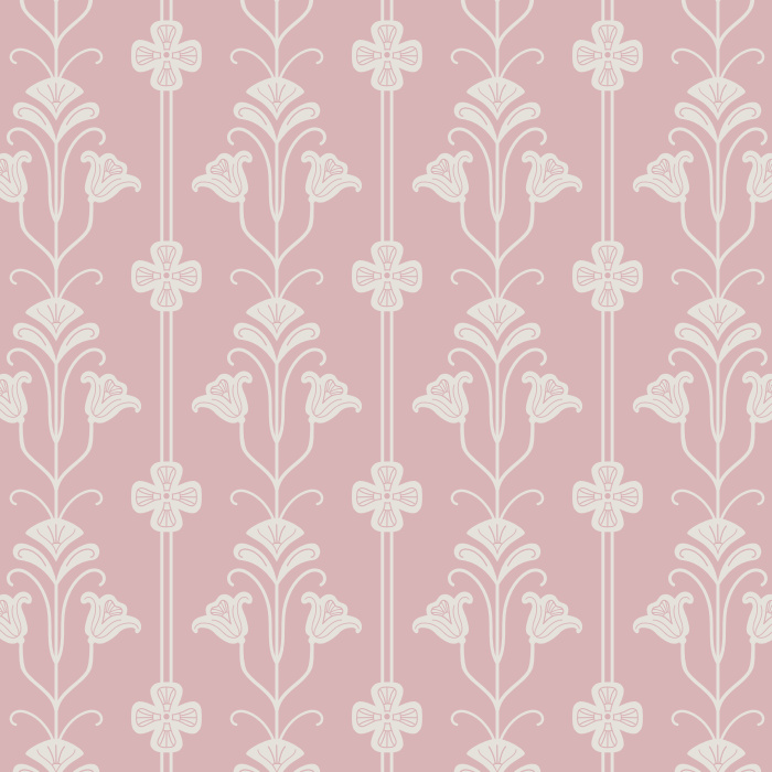Create a classically beautiful interior with our Bloomscape Nouveau Peel and Stick Removable Wallpaper.
