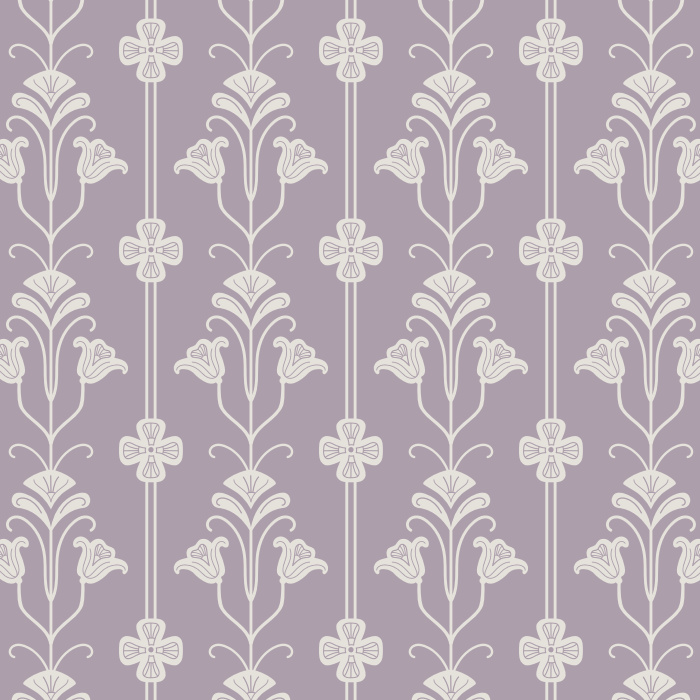 Create a classically beautiful interior with our Bloomscape Nouveau Peel and Stick Removable Wallpaper.