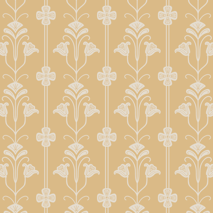 Create a classically beautiful interior with our Bloomscape Nouveau Peel and Stick Removable Wallpaper.