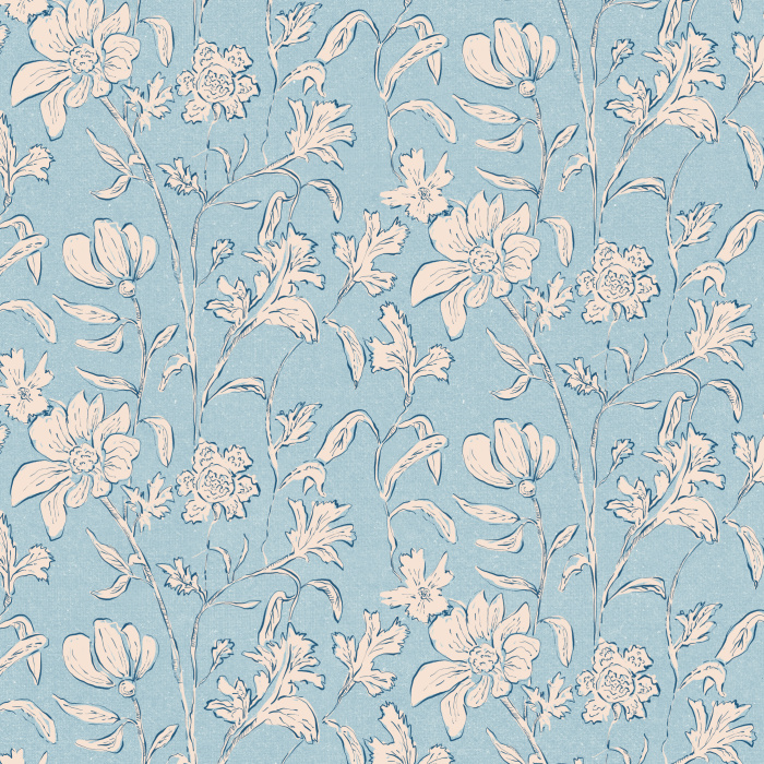 Create an enchanting space with our Indiana Flowers Peel and Stick Removable Wallpaper.