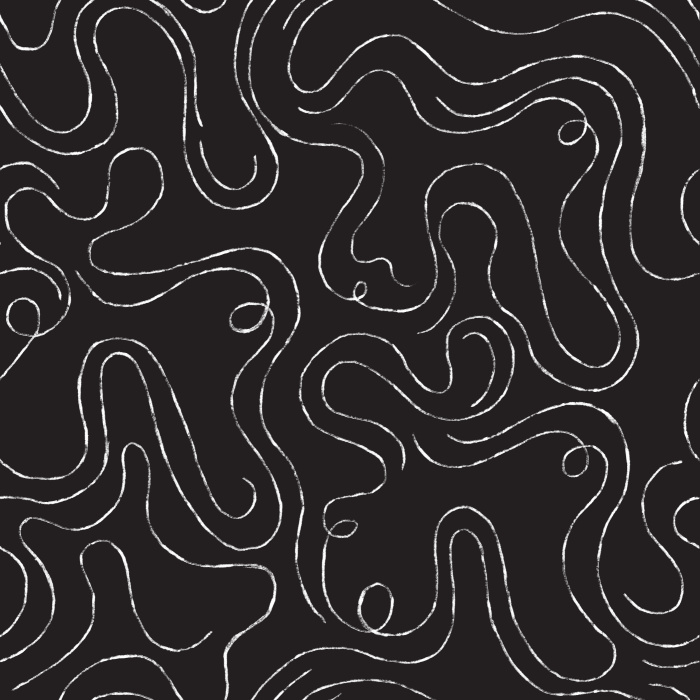 Bring contemporary scribbles to any wall in your home with our Swirling Lines Peel And Stick Removable Wallpaper.