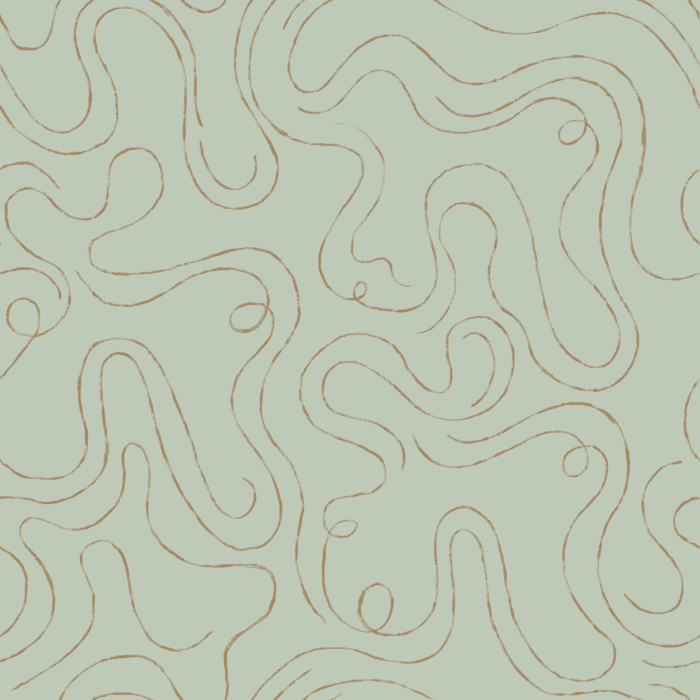 Bring contemporary scribbles to any wall in your home with our Swirling Lines Peel And Stick Removable Wallpaper.