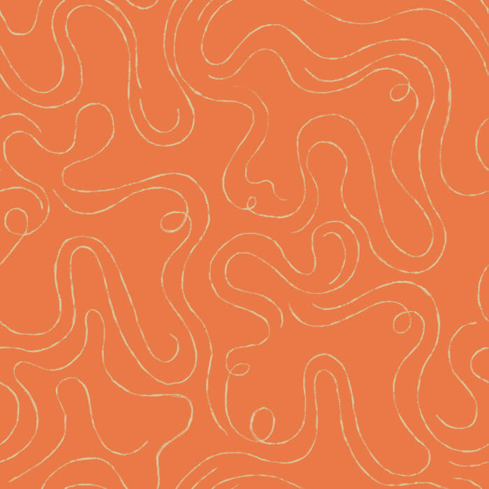 Bring contemporary scribbles to any wall in your home with our Swirling Lines Peel And Stick Removable Wallpaper.