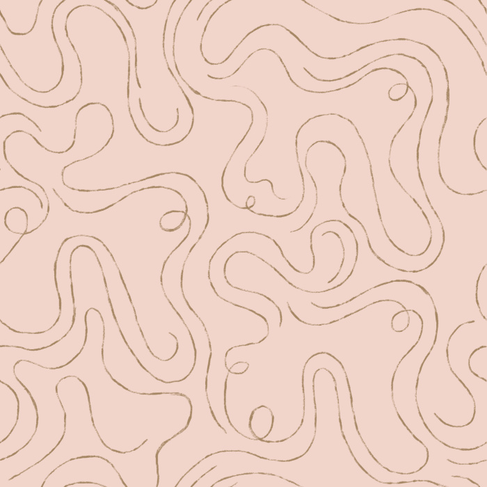 Bring contemporary scribbles to any wall in your home with our Swirling Lines Peel And Stick Removable Wallpaper.