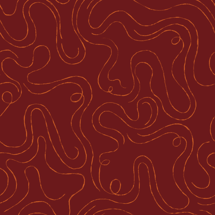 Bring contemporary scribbles to any wall in your home with our Swirling Lines Peel And Stick Removable Wallpaper.