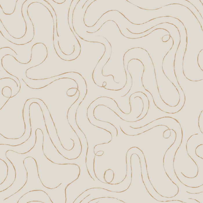 Bring contemporary scribbles to any wall in your home with our Swirling Lines Peel And Stick Removable Wallpaper.