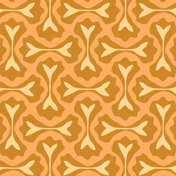 Create a unique space with our Retro Ripple Peel and Stick Removable Wallpaper. 