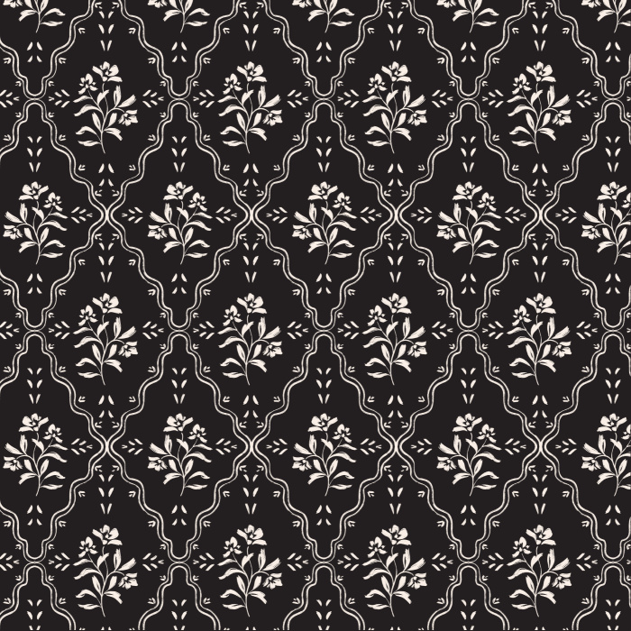 Our Wavy Blossom Peel And Stick Removable Wallpaper brings a classic floral design to any wall in your home.