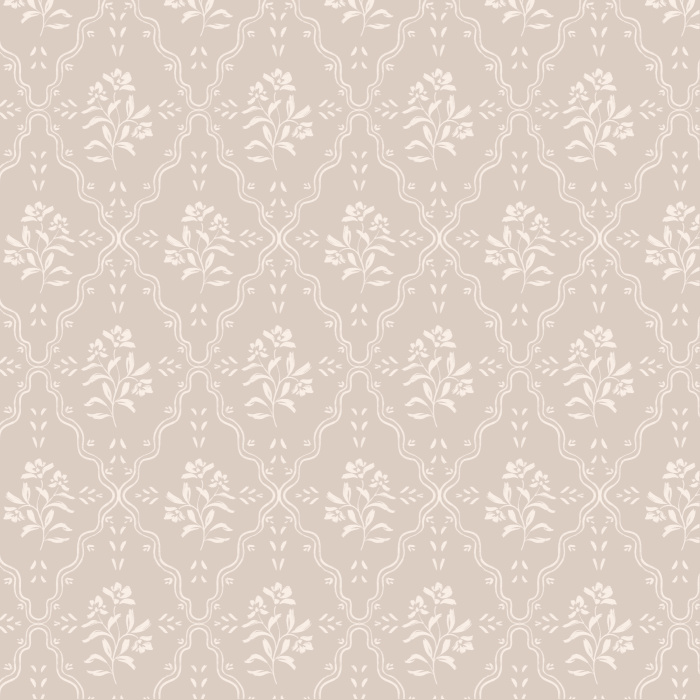 Our Wavy Blossom Peel And Stick Removable Wallpaper brings a classic floral design to any wall in your home.