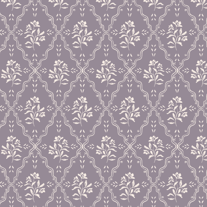 Our Wavy Blossom Peel And Stick Removable Wallpaper brings a classic floral design to any wall in your home.