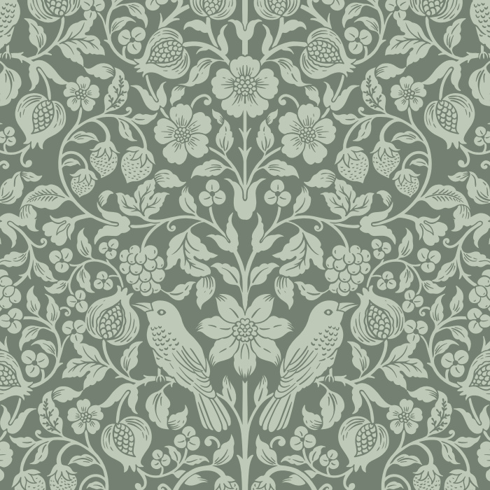 Create a gorgeously classic home with our Enchanting Garden Peel and Stick Removable Wallpaper.