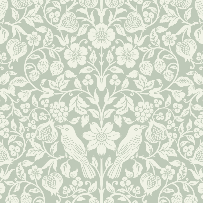 Create a gorgeously classic home with our Enchanting Garden Peel and Stick Removable Wallpaper. 